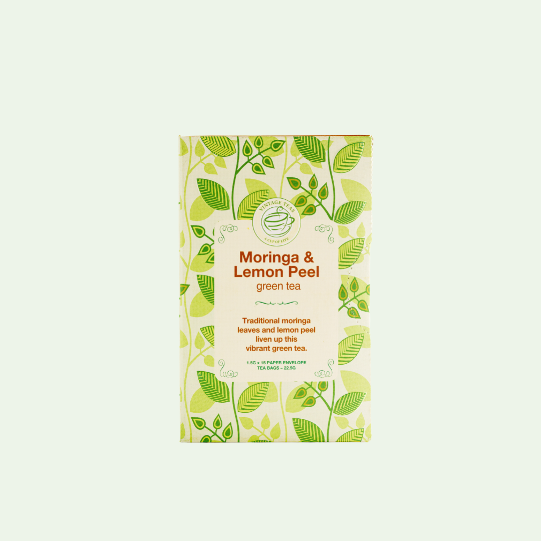 MORINGA & LEMON PEEL GREEN TEA