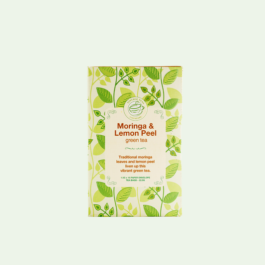 MORINGA & LEMON PEEL GREEN TEA