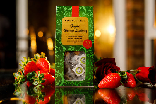 Organic Green Tea with Strawberry